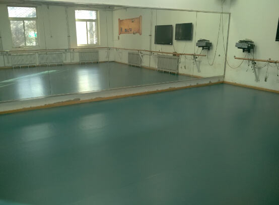 舞蹈教室地膠鋪設案例-北京航空航天大學