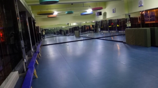 榆林市李濤藝術培訓中心舞蹈教室地膠鋪設案例