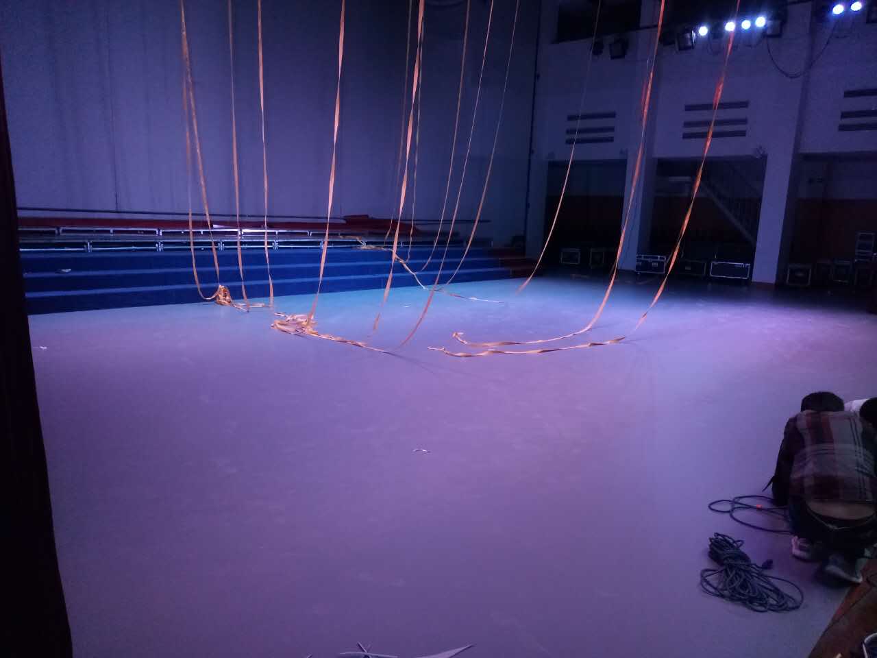 舞臺(tái)地膠--江西上饒玉山縣文化館成功案例