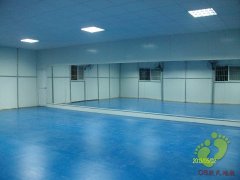 藍色舞蹈地膠施工效果圖